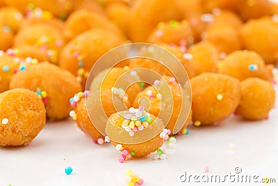 Struffoli Stock Photo